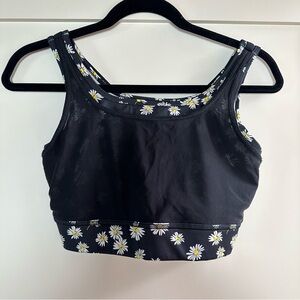WVVY Daisy Black Sports Bra